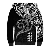Hawaii Valentine Sherpa Hoodie Kakau Polynesian Heart LT01 - Polynesian Pride