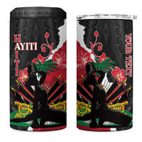 Personalised Ayiti Neg Marron 4 in 1 Can Cooler Tumbler Dashiki Mix Polynesian Pattern
