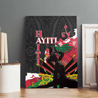 Ayiti Neg Marron Canvas Wall Art Dashiki Mix Polynesian Pattern