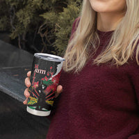Personalised Ayiti Neg Marron Tumbler Cup Dashiki Mix Polynesian Pattern