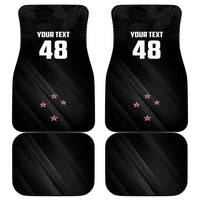 New Zealand Cricket Car Mats Aotearoa Black Cap Come On