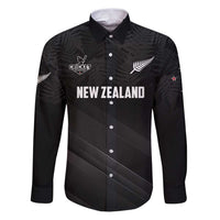 Custom New Zealand Cricket Family Matching Puletasi and Hawaiian Shirt Aotearoa Black Cap Come On