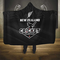 New Zealand Cricket Hooded Blanket Aotearoa Black Cap Come On LT01 - Polynesian Pride
