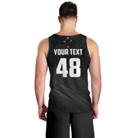 Custom New Zealand Cricket Men Tank Top Aotearoa Black Cap Come On LT01 - Polynesian Pride