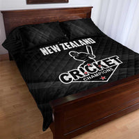 New Zealand Cricket Quilt Bed Set Aotearoa Black Cap Come On