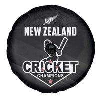 New Zealand Cricket Spare Tire Cover Aotearoa Black Cap Come On LT01 - Polynesian Pride