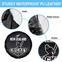 New Zealand Cricket Spare Tire Cover Aotearoa Black Cap Come On LT01 - Polynesian Pride