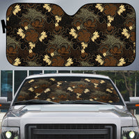 Javanese Batik Semen Auto Sun Shade Indonesian Traditional Pattern