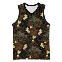 Javanese Batik Semen Basketball Jersey Indonesian Traditional Pattern