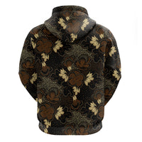 Javanese Batik Semen Hoodie Indonesian Traditional Pattern LT01 - Polynesian Pride