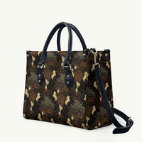 Javanese Batik Semen Leather Bag Indonesian Traditional Pattern