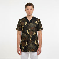 Javanese Batik Semen Scrub Top Indonesian Traditional Pattern
