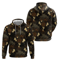 Javanese Batik Semen Zip Hoodie Indonesian Traditional Pattern LT01 - Polynesian Pride