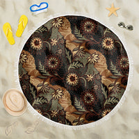 Batik Pedalaman Semen Lereng Style Beach Blanket Indonesian Traditional Pattern