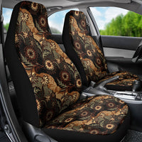 Batik Pedalaman Semen Lereng Style Car Seat Cover Indonesian Traditional Pattern