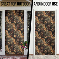 Batik Pedalaman Semen Lereng Style Door Cover Indonesian Traditional Pattern