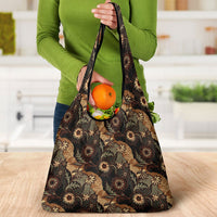 Batik Pedalaman Semen Lereng Style Grocery Bag Indonesian Traditional Pattern LT01 - Polynesian Pride