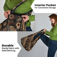 Batik Pedalaman Semen Lereng Style Grocery Bag Indonesian Traditional Pattern LT01 - Polynesian Pride