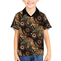 Batik Pedalaman Semen Lereng Style Hawaiian Shirt Indonesian Traditional Pattern