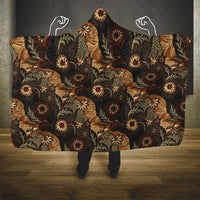Batik Pedalaman Semen Lereng Style Hooded Blanket Indonesian Traditional Pattern