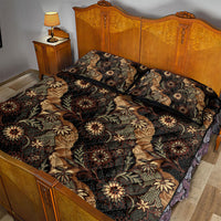 Batik Pedalaman Semen Lereng Style Quilt Bed Set Indonesian Traditional Pattern