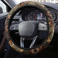 Batik Pedalaman Semen Lereng Style Steering Wheel Cover Indonesian Traditional Pattern