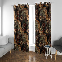 Batik Pedalaman Semen Lereng Style Window Curtain Indonesian Traditional Pattern