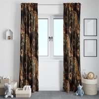 Batik Pedalaman Semen Lereng Style Window Curtain Indonesian Traditional Pattern
