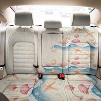 Beige Hawaii Lei Seashells Starfish Back Car Seat Cover Sandy Sylized - Polynesian Pride