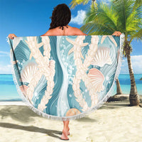Hawaii Lei Seashells Starfish Beach Blanket Fresh Summer Vibe - Polynesian Pride