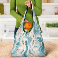 Hawaii Lei Seashells Starfish Grocery Bag Fresh Summer Vibe - Polynesian Pride