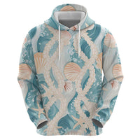 Hawaii Lei Seashells Starfish Hoodie Fresh Summer Vibe - Polynesian Pride