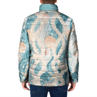 Hawaii Lei Seashells Starfish Padded Jacket Fresh Summer Vibe - Polynesian Pride