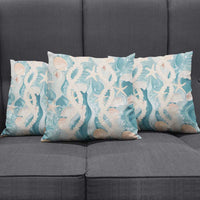 Hawaii Lei Seashells Starfish Pillow Cover Fresh Summer Vibe - Polynesian Pride