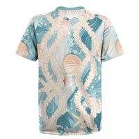 Hawaii Lei Seashells Starfish Rugby Jersey Fresh Summer Vibe - Polynesian Pride