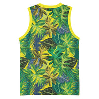 Hawaii Summer Tropical Leaves Basketball Jersey LT01 - Polynesian Pride