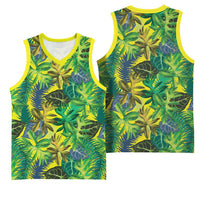 Hawaii Summer Tropical Leaves Basketball Jersey LT01 - Polynesian Pride