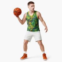 Hawaii Summer Tropical Leaves Basketball Jersey LT01 - Polynesian Pride