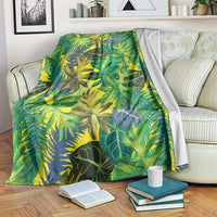 Hawaii Summer Tropical Leaves Blanket - Polynesian Pride