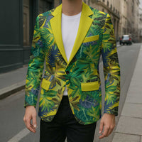 Hawaii Summer Tropical Leaves Blazer LT01 - Polynesian Pride