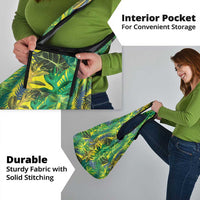 Hawaii Summer Tropical Leaves Grocery Bag - Polynesian Pride