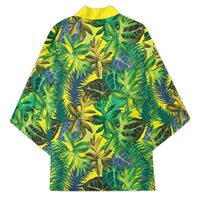 Hawaii Summer Tropical Leaves Kimono LT01 - Polynesian Pride
