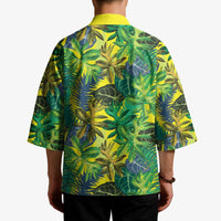 Hawaii Summer Tropical Leaves Kimono LT01 - Polynesian Pride