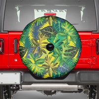 Hawaii Summer Tropical Leaves Spare Tire Cover - Polynesian Pride