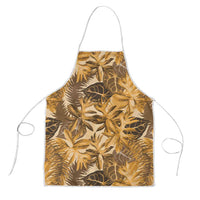 Hawaii Gold Tropical Leaves Apron LT01 Gold - Polynesian Pride