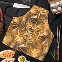 Hawaii Gold Tropical Leaves Apron LT01 Gold - Polynesian Pride