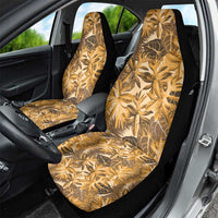 Hawaii Gold Tropical Leaves Car Seat Cover - Polynesian Pride
