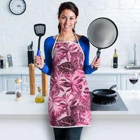 Hawaii Pink Tropical Leaves Apron LT01 - Polynesian Pride