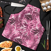Hawaii Pink Tropical Leaves Apron LT01 Pink - Polynesian Pride
