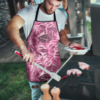 Hawaii Pink Tropical Leaves Apron LT01 - Polynesian Pride